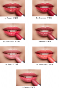 Loesia naturel French makeup. Lipsticks 100% natural and moisturizing made in France. Lips