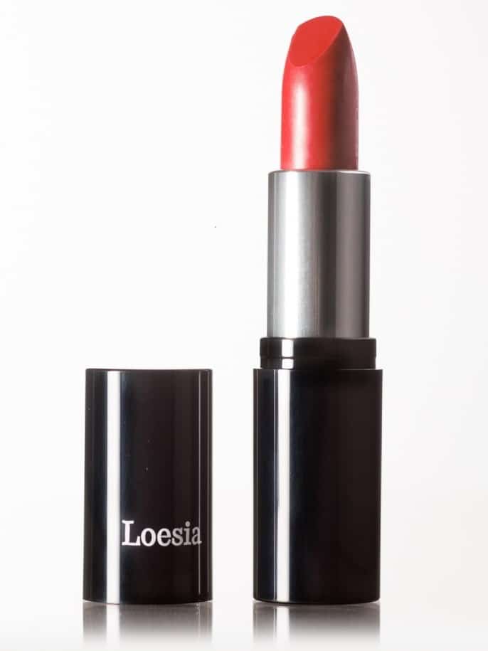 Loesia - Rouge N°101 debout - EAN: 3770014805010 Maquillage biologique et naturel Fabriqué en France. Rouge à lèvres français 100% naturel et hydratants