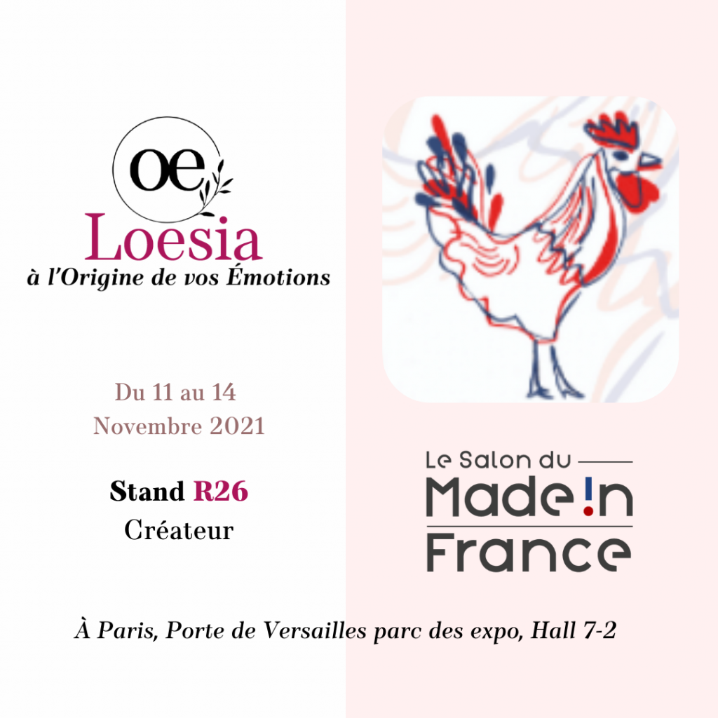 Loesia, cosmétiques 100% naturels et made in France, au salon Made in France